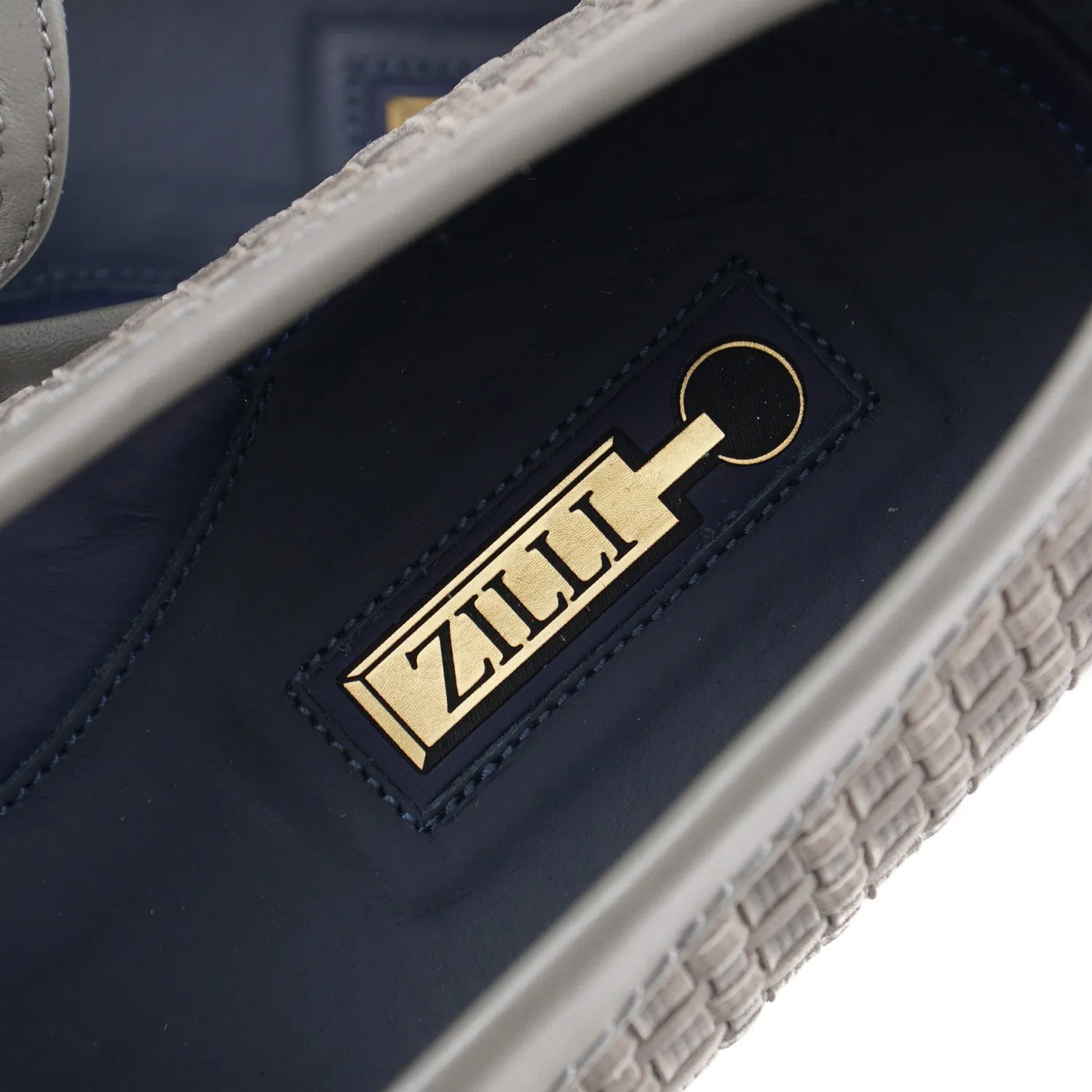 Zilli Mocassins de Conduite en Cuir Tissé Vêtements_Zilli