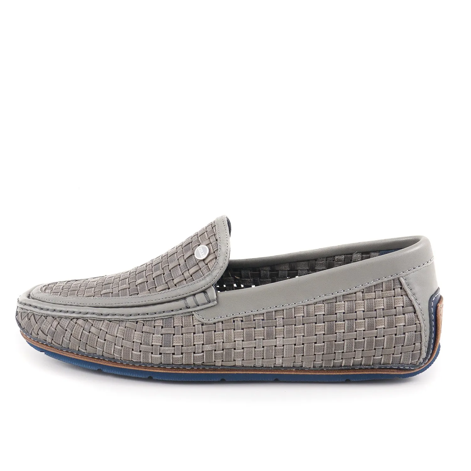 Zilli Mocassins de Conduite en Cuir Tissé Vêtements_Zilli